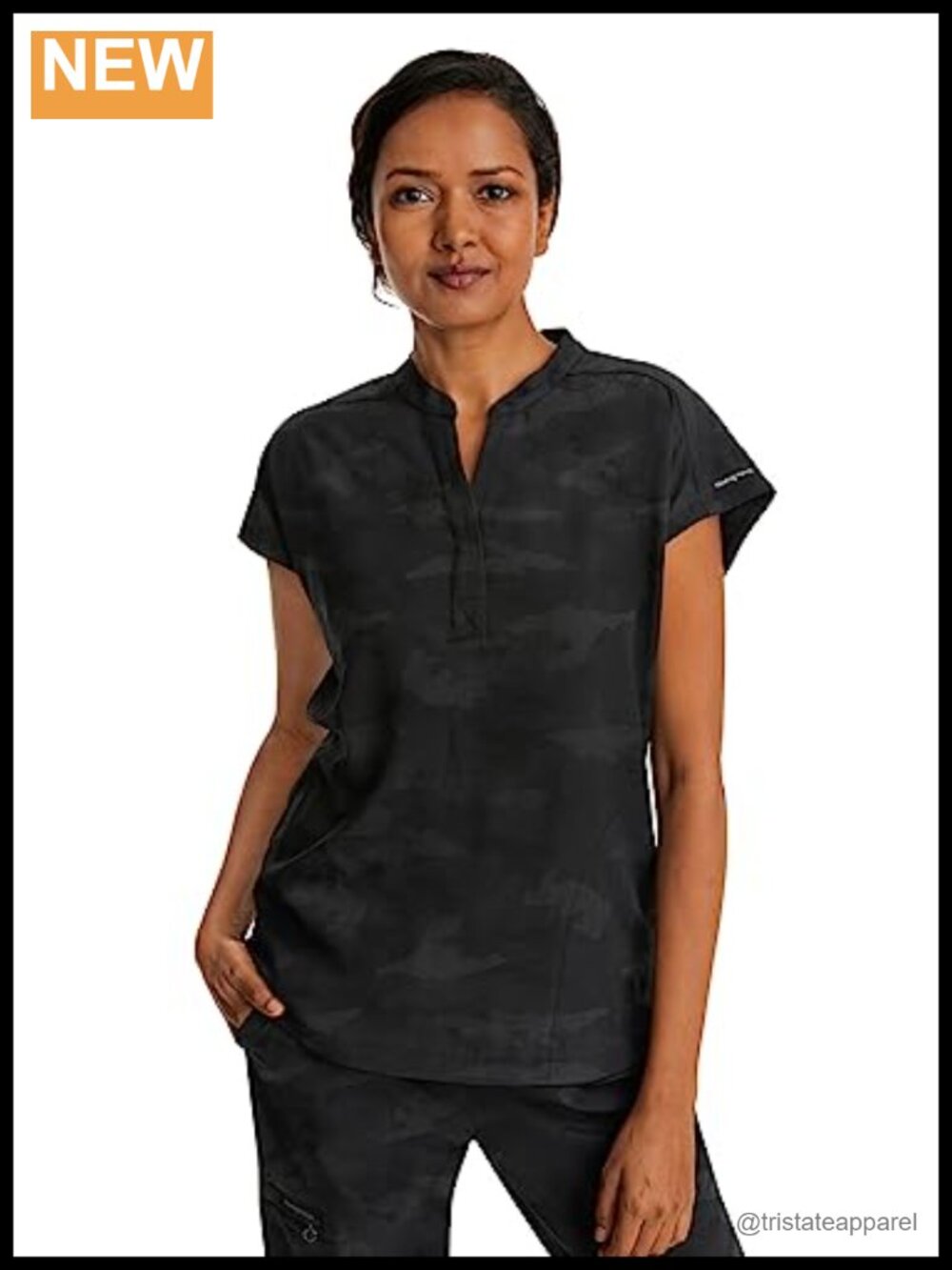 Healing Hands Scrub Top Modern Fit Stretch Medical Workwear